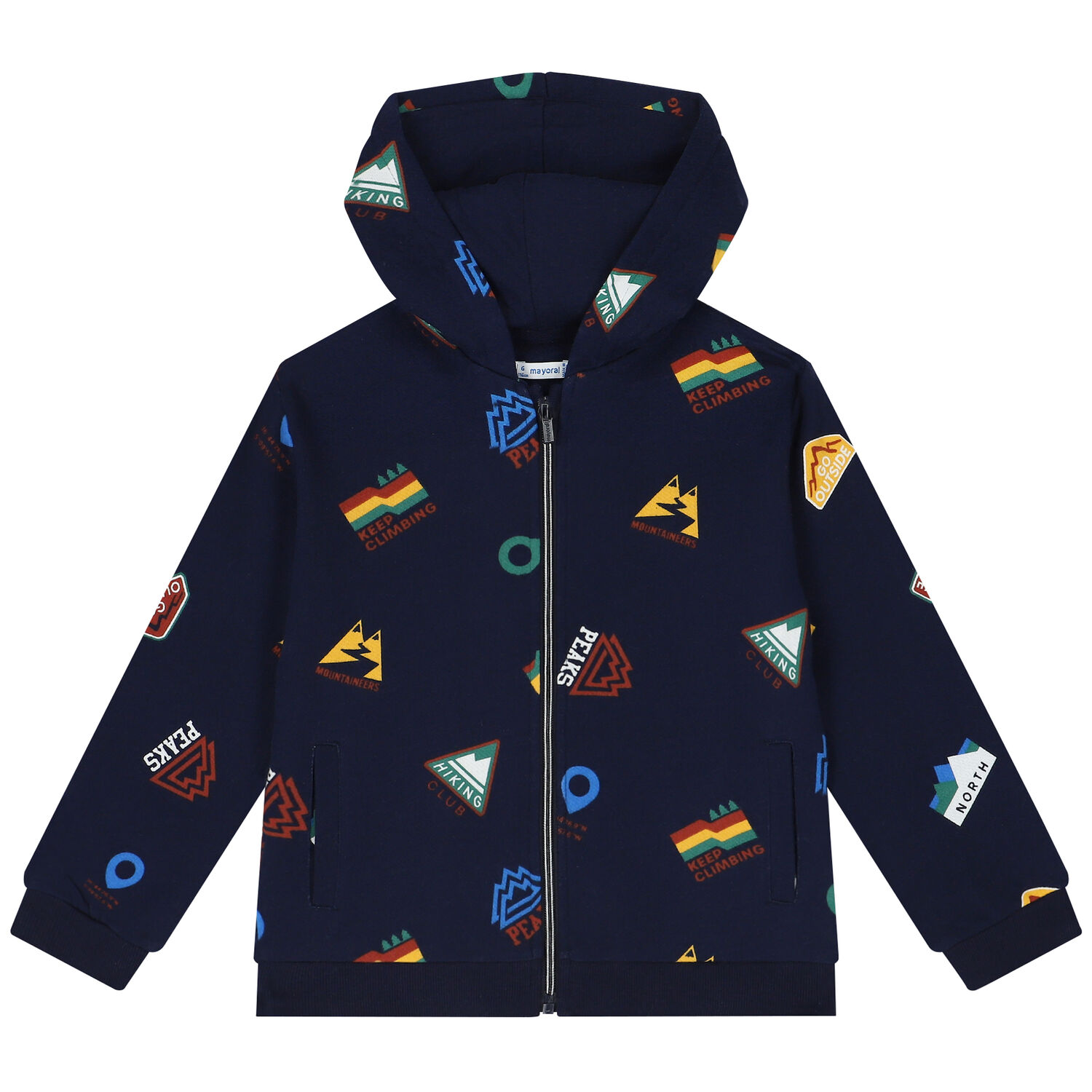 ( بدلة أولاد رياضية باللون الكحلي والأبيض ( 3 قطع, 1, hi-res image number null